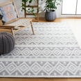 thumbnail image 2 of SAFAVIEH Marbella Braiden Diamond Area Rug, Ivory/Black, 3' x 5', 2 of 8