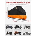 thumbnail image 2 of Funda para moto Puroma XXX-Large 3XL impermeable 210D Oxford, 2 of 8