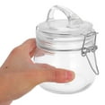 thumbnail image 3 of Frascos de vidrio para cocina con tapa para miel, encurtidos, vacíos, transparentes, herméticos, para almacenar alimentos, 500 ml, 3 of 7