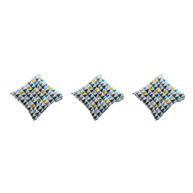 Decodeary Soft And Comfortable Chair Cushion Pad For Any Chair Cloth Square Chair Cushion Seat Cushion Pad Chair Pad Breathable Geometric Elegance 3Set