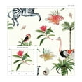 thumbnail image 7 of Daisy Bennett Designs Cream Merry Go Round Nonwoven Unpasted Wallpaper, 7 of 7