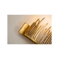 thumbnail image 2 of Lucas McKearn Sawgrass 3-light Metal Bath Vanity Light in Gold Leaf, 2 of 5