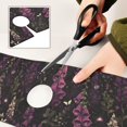thumbnail image 6 of Yayeee Faucet Mat for Kitchen Sink 14.7" Diatomite Long Splash Guard Pad, Dark Purple Floral Pattern, 2 Pack, 6 of 7