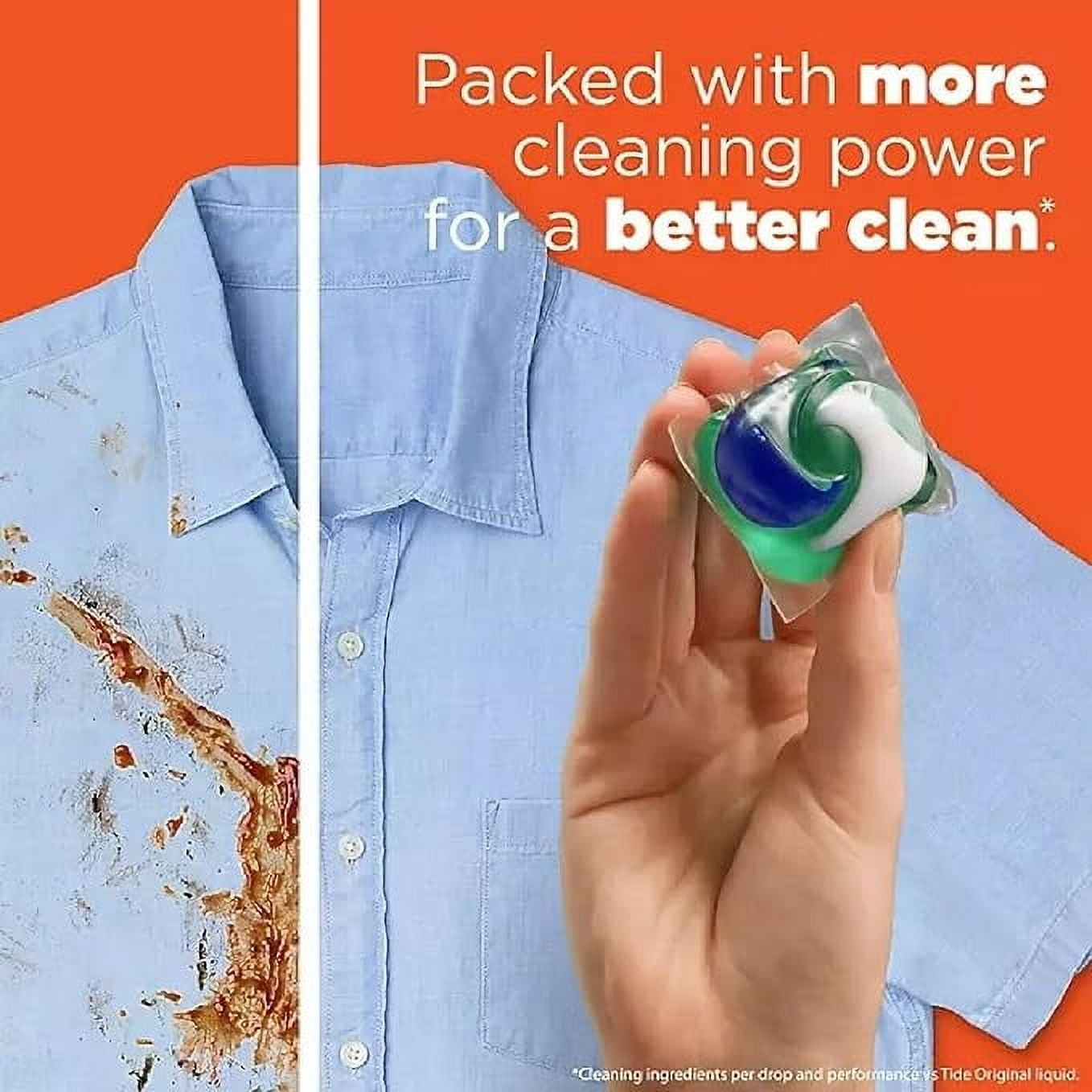 TIDE PODS Laundry Detergent Soap Pacs, Spring Meadow Scent, Powerful 3-in-1 Clean, HE Compatible, 156 Count (4 Bags)