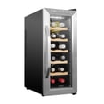 thumbnail image 1 of Vinoteca Ivation para 12 botellas con temperatura digital SS, 1 of 7
