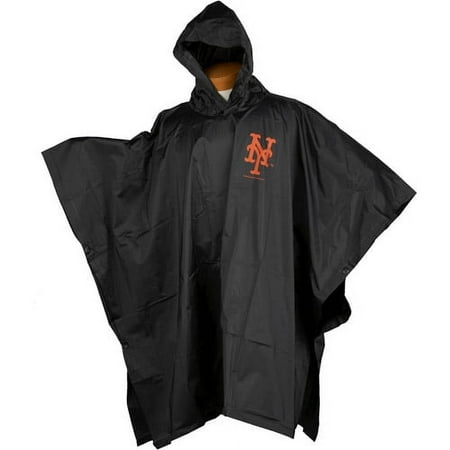 MLB Medium Weight Reusable Poncho, New York Mets