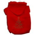 thumbnail image 5 of Christmas Pet, Dog  Cat Hoodie Rhinestone, "Christmas Tree", 5 of 7