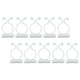 thumbnail image 2 of 10 piezas de clips para plantas trepadoras de pared, clips para jardín al aire libre S blanco, 2 of 9