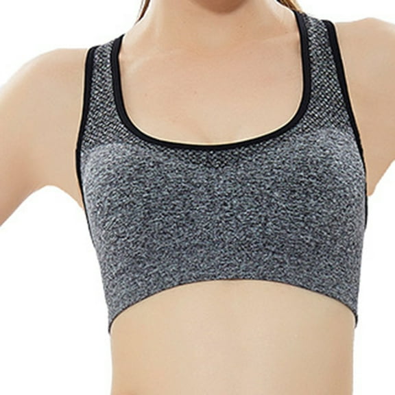 Jacenvly Workout Bras for Women Solid Soft Comfortable Wireless Bras Traceless Sports Bra with a Beautiful Back Yoga Sleep Fitness Style Underwear Bra Black