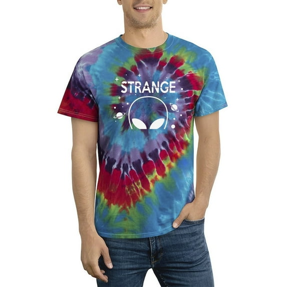 Strange Alien Tie Dye Spiral Men -Smartprints Designs, Male Small