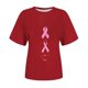 thumbnail image 4 of Fiudx Camisas para Mujer Top de Manga Corta con Cuello Redondo y Estampado de Pecho para Mujer, 4 of 4