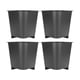 thumbnail image 4 of elevadores trapezoidales negros de 8 pulgadas para cama, silla, patas de apoyo, elevadores adicionales para muebles, color negro., 4 of 14
