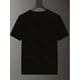 thumbnail image 2 of Men's Casual Short Sleeve T-Shirt - Bold CALVIN Graphic Print, Black with White & Golden Lettering, Regular Fit Summer Top, Machine Washable, 2 of 5