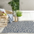 thumbnail image 2 of nuLOOM Terenia Leopard Indoor/Outdoor Area Rug, 8' x 10', Blue, 2 of 9
