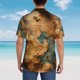 thumbnail image 4 of Fotbe Antique Map Adventure Scene Camisa Hawaiana para Hombre Unisex – Camisa Casual de Verano con Botones de Manga Corta de Algodón y Lino,Large, 4 of 7