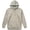 GreyHtr, variant on 8oz Midweight Fleece Hoodie Unisex CVC Cotton Blend Hooded Sweatshirt Soft Warm Pullover Blank Hoodie for Men Women Casual Everyday Wear Durable Comfortable Fit-Navy
