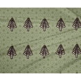 thumbnail image 4 of oneOone Polyester Lycra Olive Green Fabric Tree & Geometric Block Diy Clothing Quilting Fabric Print Fabric By Yard 56 Inch Wide, 4 of 4