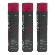3 Pack Straight Sexy Hair Straightening Conditioner 10.1 oz Smooth Moisture Frizz Control