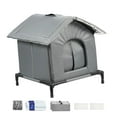 thumbnail image 3 of Casa Refrescante de Verano para Gatos, Refugio para Gatitos, Reutilizable, con Soporte Elevado, Transpirable, para Gatos Callejeros, Condominio para M M, 3 of 8