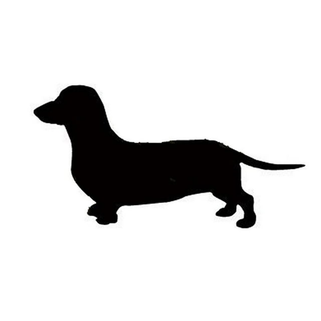 Riforla Dog Car Stickers Dachshunds Personality Fun Mobile Phone Stickers Computer Stickers Cup Stickers Body Stickers Animal Dog Reflective Car Stickers Self Adhesive Paper Stickers Home Decor A