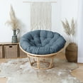 thumbnail image 5 of Sunbrella Sorra Home  Indoor/Outdoor Round Papasan Cushion 44 x 44 x 4 - Spectrum Denim, 5 of 5