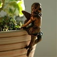 thumbnail image 2 of WMGHA Miniature Fairies Figurines Flower Pot Huggers Mini Resin Flying Angel Sculpture Fairy Garden Accessories Planter Pot Hanger Outdoor Garden Lawn Decoration,Vintage Angel Statue Decor, 2 of 6