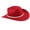 Red, variant on Giaone Comfortable Woolen Cowboy Hats Rhinestones Accented For Everyday Wear