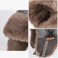 thumbnail image 3 of Cadancy Trapper Hat for Women Y2K Furry Fleece Lined Russian Ushanka Earflaps Hats Vintage Cute Winter Warm Cap Cold Weather Outdoor Cycling Hiking Skiing Snow Caps, 3 of 4