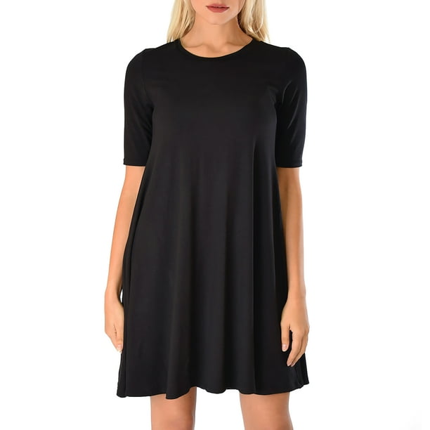 Lyss Loo Women's Reporting For Cutie T-Shirt Tunic Dress - Walmart.com