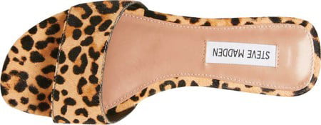 Steve Madden Bev Leopard Slide Sandal 