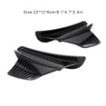 thumbnail image 3 of Sidaley 1 par de piezas de alerón de modificación Universal con estilo de ala lateral de motocicleta Accesorios para motos Glanzende Koolstofkorrel Sidaley VI015236-03B, 3 of 6