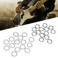 thumbnail image 3 of Guitar Nuts and Washers, G3/8 Female Thread Guitar Jack Nut Washer Kit Metal Guitar Input Output Jack Socket Nuts, Jack Socket Nut with Washer for Electric Guitar, Electric Bass, 3 of 7