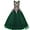 Green, variant on Girls Formal Long Pageant Dresses Prom Ball Gown Gold Lace Burgundy Tulle