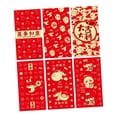 thumbnail image 1 of KLKCMS 6 Pieces Chinese New Year Red Envelopes Hong Bao for Party Favors Graduation C, 1 of 9