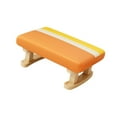 thumbnail image 4 of CarpNettore Ottoman Stool Small Footstool Anti Slip Seat Chair Stable Foot Stool Footrest for Entrance Dressing Room Playroom Living Room Orange, 4 of 9