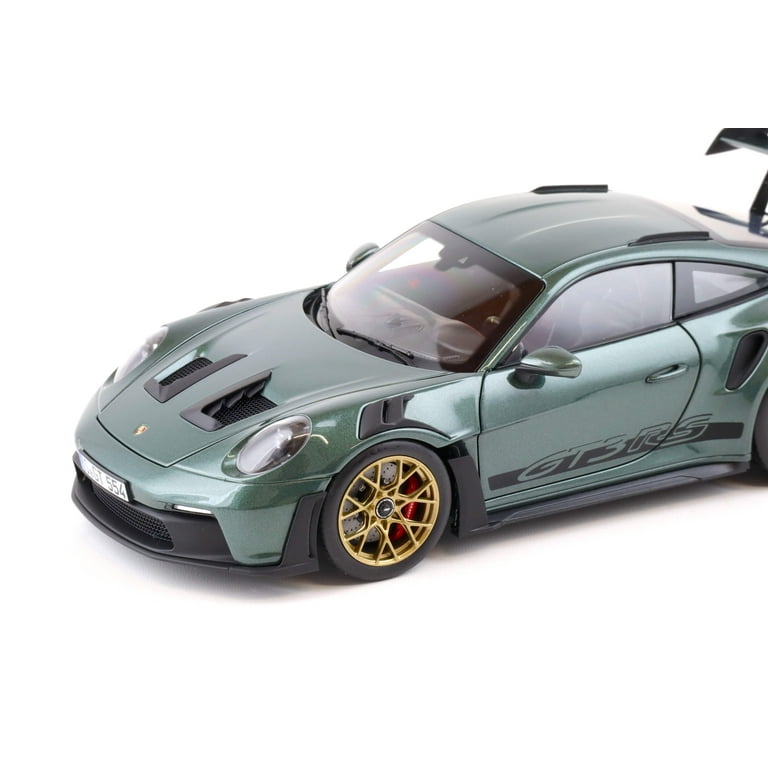 Norev Porsche 911 992 GT3 RS Malachite Green w/ Gold Wheels