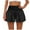 Black, variant on Plebaso Women's High Waist Shorts Pleated Loose Casual Shorts Lightweight Summer Dressy Shorts for Beach