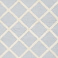 thumbnail image 3 of SAFAVIEH Cambridge Kenneth Geometric Wool Area Rug, Light Blue/Ivory, 2' x 3', 3 of 4