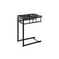 thumbnail image 6 of Monarch Accent Table Grey Marble / Charcoal Metal, 6 of 6