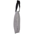 thumbnail image 2 of Clover Checkered Black and White Skull Tote Bag, Black and White, 2 of 3
