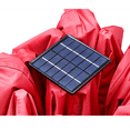 thumbnail image 3 of Outdoor Basic 10ft Instant Lighted Canopy Patio Pop up Gazebo Canopy Tent with Carry Bag and Remote Control, Solar Power and Batteries, Red, 3 of 9