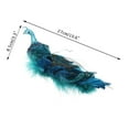 thumbnail image 6 of RuiJiao Christmas Tree Hanging - a Simulated 3D Peacock Ornament with Natural Feathers - Ideal for Holiday Decor, 6 of 6