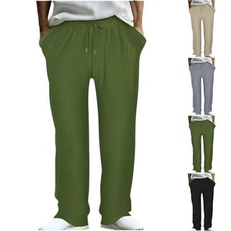 Layer 8 Men's Qwick Dry 4-Way Stretch Athletic Knit Pant w/ Zip