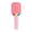 Pink, variant on M Buder Wireless Karaoke Microphone Portable Handheld Mic Built-in Speaker Noise Reduction LED Color Lights BT 5.0 Rechargeable Battery 8.7 inches / 22.1 cm Blue