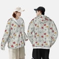 thumbnail image 4 of Fotbe Funny Cat White Chaqueta con Protección Solar UPF 50+ para Hombre y Mujer, Camisa con Capucha y Bolsillos-Medium, 4 of 7