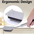 thumbnail image 5 of Rongsi 2 Pack Grill Brush and Scraper, 16.5” & 14” Wire BBQ Grill Brush for Outdoor Grill, 304 Stainless Steel Cleaning Brush BBQ Grill Accessories, Safe Grill Cleaner, 5 of 6