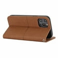 thumbnail image 4 of Compatible with For iPhone 13 Luxury PU Leather Wallet Card Slots Case, Shockproof and Anti-Scratch Kickstand Strap Rugged 360 Protection Case Cover For Apple iPhone 13,Brown, 4 of 9