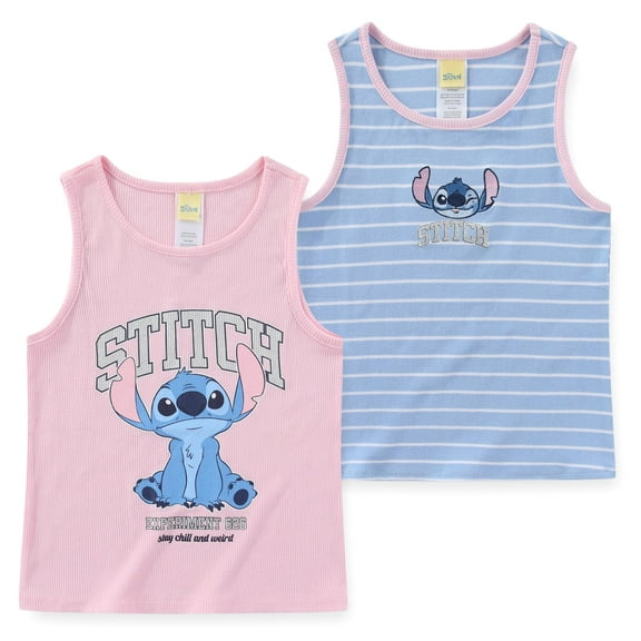 Disney Lilo & Stitch 2 Pack Tank Top (Girls), Sizes 6-12