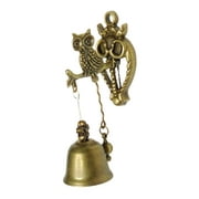 Antique Style Shopkeepers Bell Old Fashioned Door of Bell Lightweight Decorative Classic Style Entry Door Chime for Gate Holidays Ornaments Owl