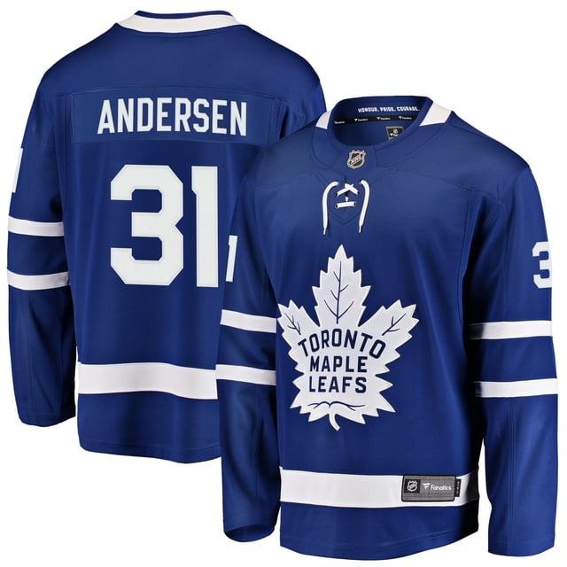 Frederik Andersen Toronto Maple Leafs NHL Fanatics Breakaway Chandail Domicile